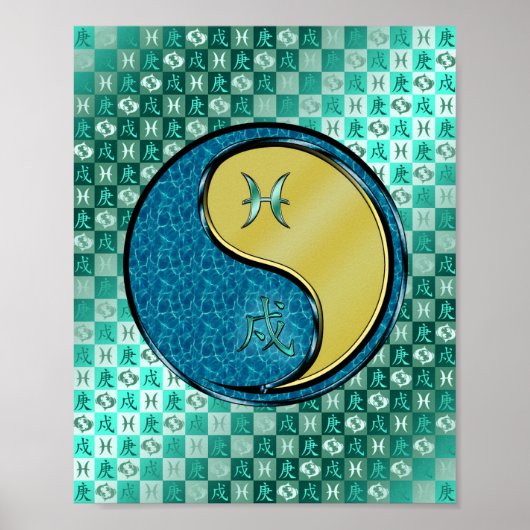 Fische und Metallhunde Poster (Vorne)