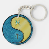 Fische und Metallpferde Schlüsselanhänger (Rückseite)