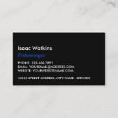 Fische und Möwen, Fischfänger/Ehefrau, Fischmarkt Visitenkarte (Rückseite)