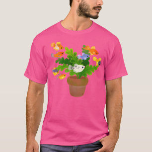 Fische und Pflanze von Süßwasser - Platane T-Shirt