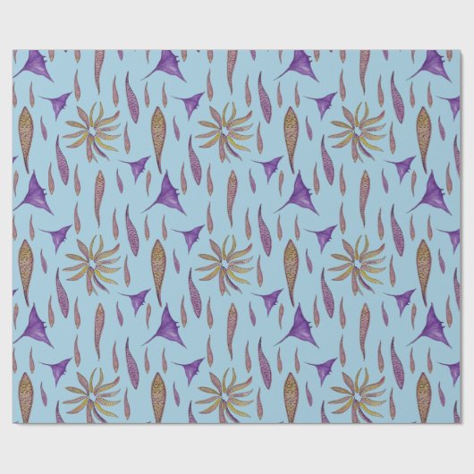 Fische und Rays Geschenkpapier (Flach)