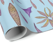 Fische und Rays Geschenkpapier (Rolleneckpunkt)
