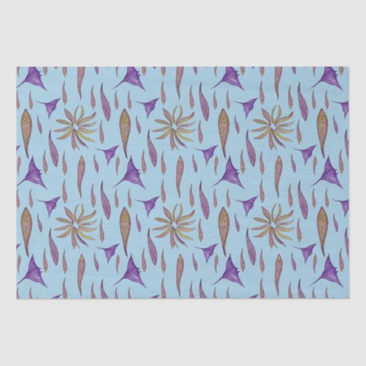 Fische und Rays Seidenpapier (Vorderseite)