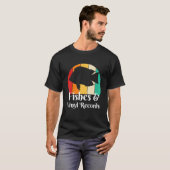 Fische Und Schallplatten T-Shirt (Vorne ganz)