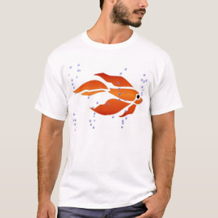 Fische und Seepferd T-Shirt
