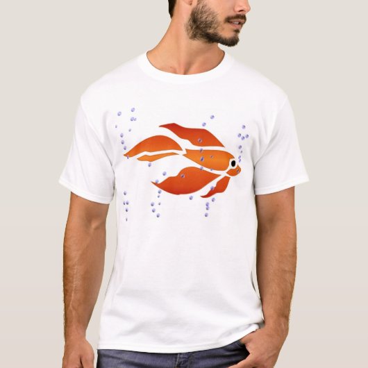 Fische und Seepferd T-Shirt (Vorderseite)