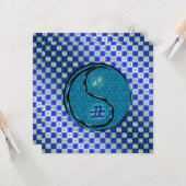 Fische und Wasser Karte (Vorderseite/Rückseite Beispiel)