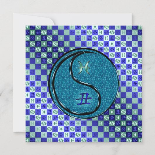 Fische und Wasser Karte (Vorderseite)