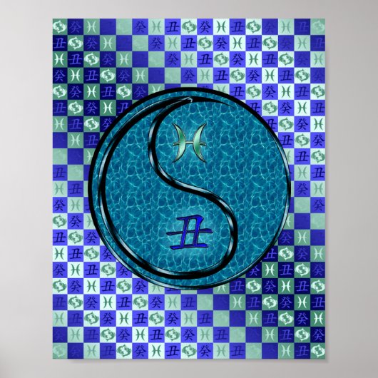 Fische und Wasser Poster (Vorne)