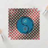 Fische und Wasser Tiger Karte (Vorderseite/Rückseite Beispiel)