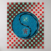 Fische und Wasser Tiger Poster (Vorne)