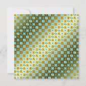 Fische und Wasserdrache Karte (Rückseite)