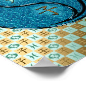 Fische und Wasserratten Poster (Ecke)