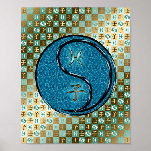 Fische und Wasserratten Poster (Vorne)