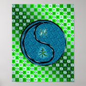 Fische und Wasserziege Poster (Vorne)