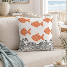 Fische und Wellen