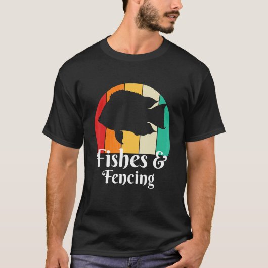 Fische und Zaun T-Shirt (Vorderseite)