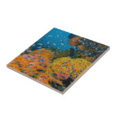 Fische unter Korallenriff Fliese (Seite)