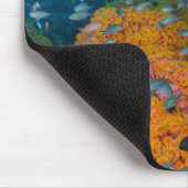 Fische unter Korallenriff Mousepad (Ecke)