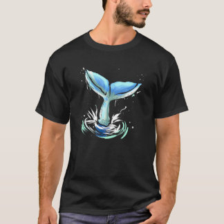 Fische von Walen im Tiermeer T-Shirt