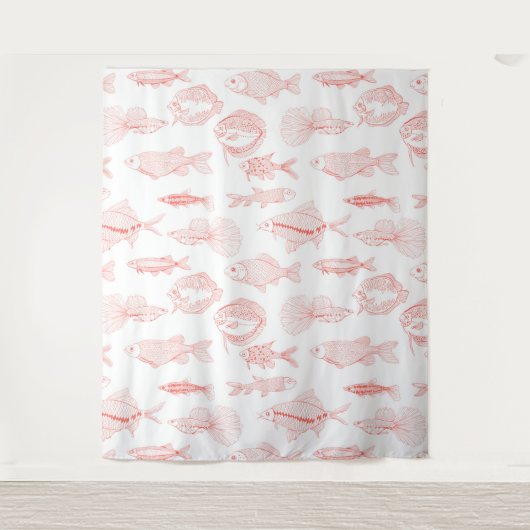 Fische Wandteppich (Vorderseite)