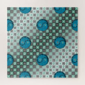 Fische & Wasser Kaninchen Puzzle (Horizontal)
