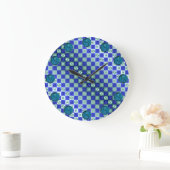 Fische & Wasserbüffel Große Wanduhr (Zuhause)