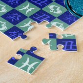 Fische & Wasserbüffel Puzzle (Seite)