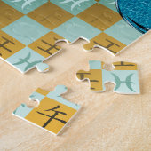 Fische & Wasserpferd Puzzle (Seite)