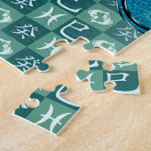 Fische & Wasserschlange Puzzle (Seite)