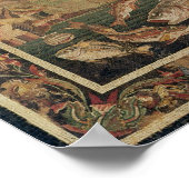 Fische, Weichtiere und Krebstiere Poster (Ecke)