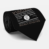 Fische Zeichen des Zodiaks, astrologisch Krawatte (Gerollt)