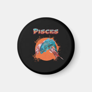 Fische-Zodiac-Horoskop Wasser Astrologie Zeichen Magnet