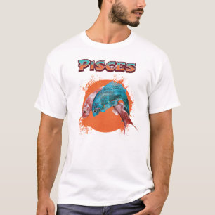 Fische-Zodiac-Horoskop Wasser Astrologie Zeichen T-Shirt