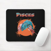 Fische Zodiac Horoskop Wasserastrologie Zeichen Mousepad (Mit Mouse)