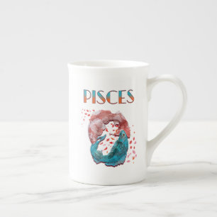 Fische Zodiac Horoskop Wasserastrologie Zeichen Porzellantasse