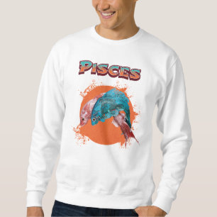 Fische Zodiac Horoskop Wasserastrologie Zeichen Sweatshirt