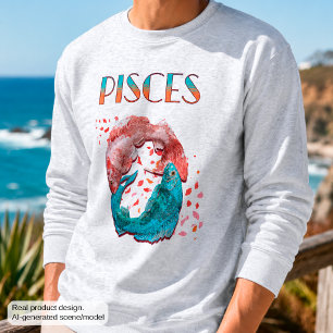 Fische Zodiac Horoskop Wasserastrologie Zeichen Sweatshirt