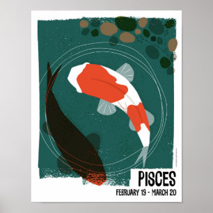 Fische Zodiac Poster