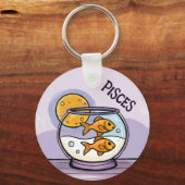 Fische Zodiac-Schild Schlüsselanhänger (Vorderseite)