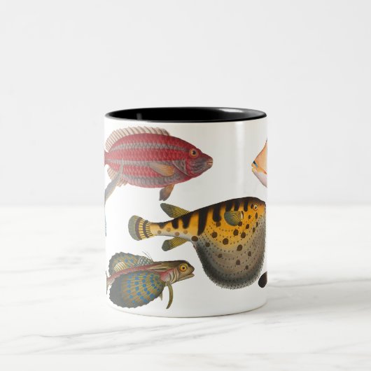 Fische Zweifarbige Tasse (Mittel)