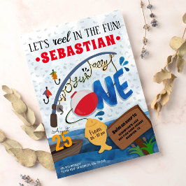 Fischen 1. Geburtstag Party Einladung