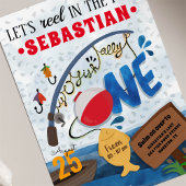 Fischen 1. Geburtstag Party Einladung