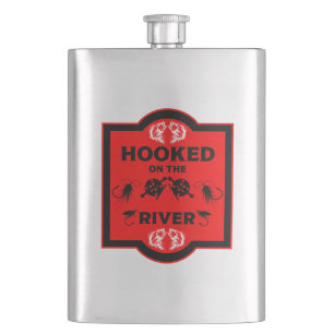 Fischen Alaska Flachmann