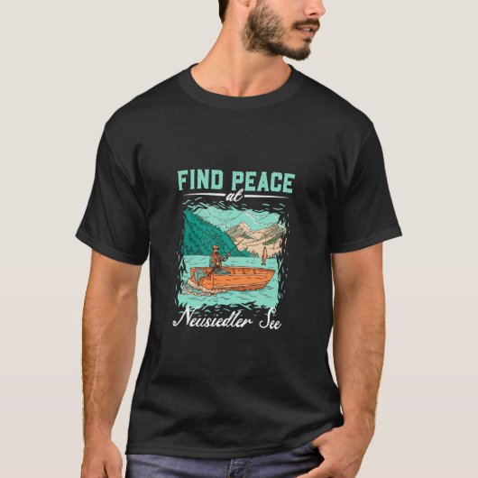 Fischen am Neusiedler See T-Shirt (Vorderseite)
