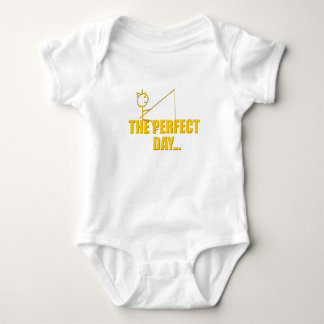 Fischen am perfekten Tag Baby Strampler