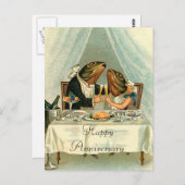 Fischen an einem Datum Postkarte (Vorne/Hinten)