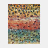 Fischen Bachforelle Fleecedecke (Vorderseite)