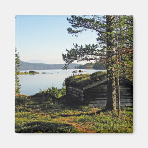 Fischen-Bretterbude Magnet