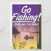 Fischen! Briefpapier (Vorne/Hinten)